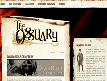 Tablet Screenshot of ossuary.com